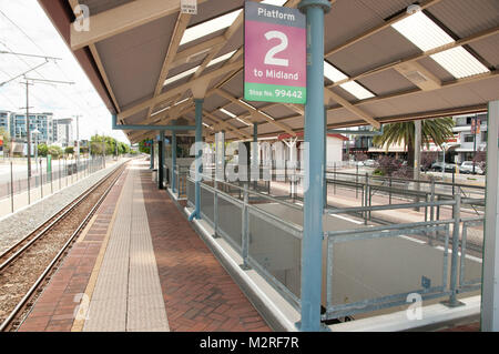 Gare à Perth - Australie Banque D'Images