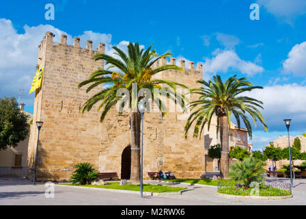 Porta del Moll, Placa Carles V, Alcudia, Majorque, Iles Baléares, Espagne Banque D'Images