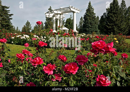 WA13252-00...WASHINGTON - Rose Hill à Spokane, Parc Manito. Banque D'Images