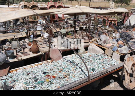 23 juillet 2017, la Cappadoce, Turquie : un blocage turc avec des articles à vendre à la Cappadoce en Turquie, 23 juillet 2017 Banque D'Images