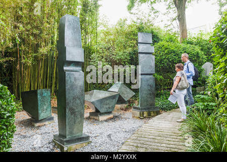 L'Angleterre, Cornwall, St Ives, Barbara Hepworth Museum and Sculpture Garden, Le Studio Banque D'Images