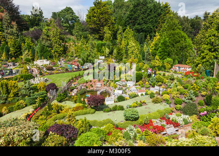 L'Angleterre, Devon, Torquay, Parc Miniature Babbacombe, Parc Miniature Babbacombe Model Village and Gardens Banque D'Images