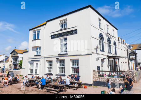 L'Angleterre, Devon, Teignmouth, New Quay Inn et Pub Banque D'Images