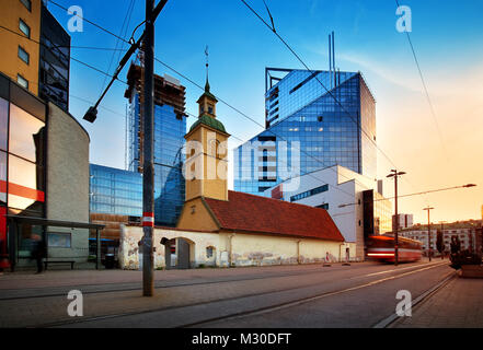 Vue de Tallinn en fin de soirée en été Banque D'Images