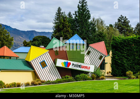 Curieux monde, Wanaka, île du Sud, Nouvelle-Zélande Banque D'Images