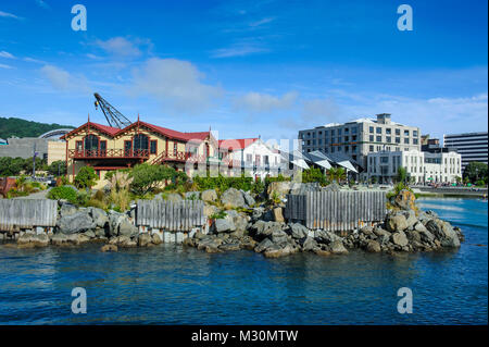 Autour du front de Port Lambton, Wellington, Île du Nord, Nouvelle-Zélande Banque D'Images