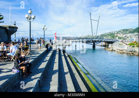 Autour du front de Port Lambton, Wellington, Île du Nord, Nouvelle-Zélande Banque D'Images