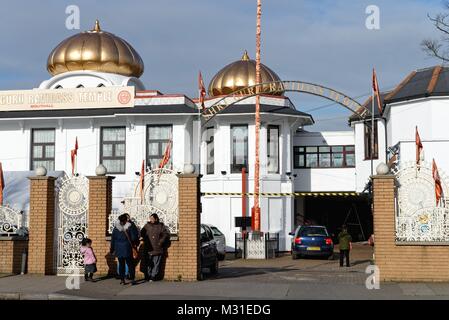 Shri Guru Ravidass Temple Western Road Londres Angleterre Royaume-Uni Southall Banque D'Images