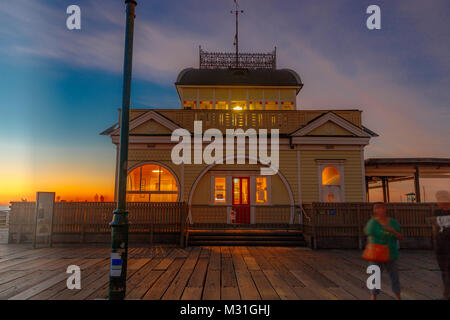 St Kilda Pier Banque D'Images