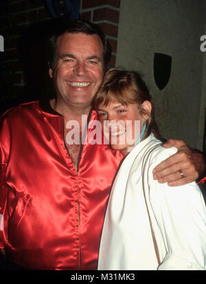 LOS ANGELES, CA - 30 juin : l'acteur Robert Wagner et fille Katie Wagner le 30 juin 1982 à Beverly Hills, Californie. Photo de Barry King/Alamy Stock Photo Banque D'Images