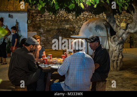 L'Espagne. Murcia. Los Alcazares. 23 août 2017. Fiesta de la campagne et la mer. sur mes dernières vacances. Banque D'Images