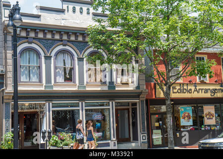 Pennsylvanie, PA, Northeastern, Easton, Northampton Street, centre-ville historique, devanture, shopping shopper shoppers magasins marché marchés bu Banque D'Images