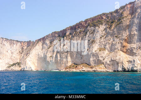 De magnifiques vues sur la mer sur l'île de Zakynthos en Grèce Banque D'Images