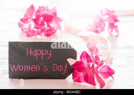 L'Hydrangea Blossom, Happy Womens Day Banque D'Images