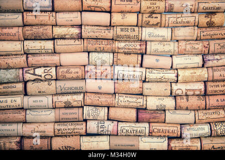 Wine corks background Banque D'Images