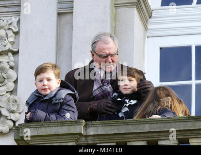 Silkeborg, Danemark, Dyrehaven. 08Th Nov, 2012. Prince Christian, Le Prince Félix, Princesse Isabella, Prince consort Henrik royals danois assiste à l'Sportsride klub Bens Hubertus Chasse en Deer Park, Dyrehaven, Silkeborg. Dimanche 4 novembre 2012. Credit : PRE-Albert Nieboer/ | Le monde d'utilisation/dpa/Alamy Live News Banque D'Images