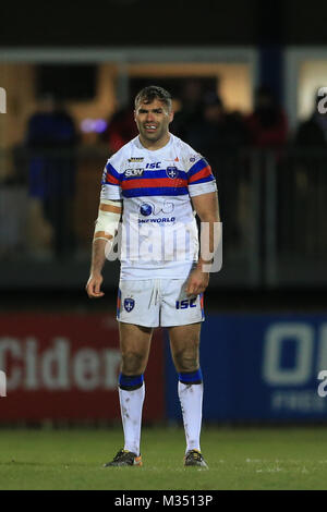 Anthony Angleterre de Wakefield Trinity au cours de la Super League Betfred 2 Wakefield ronde contre Salford Red Devils 09/02/2018 au Mobile Rocket Stadium Banque D'Images