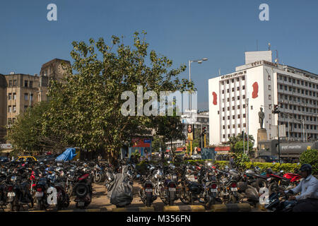 La gare de Churchgate, Mumbai, Maharashtra, Inde, Asie Banque D'Images