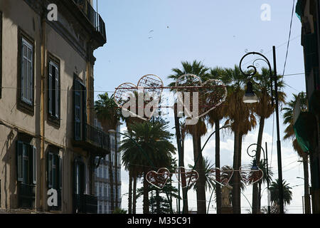 Naples, Italie, St Valentines Day 2018 Banque D'Images