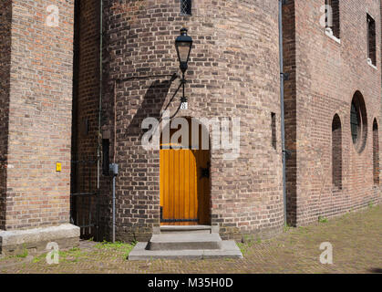 Entrée latérale en Ridderzaal. Binnenhof (cour intérieure) dans l'arrière-plan, Den Haag (La Haye), Pays-Bas Banque D'Images