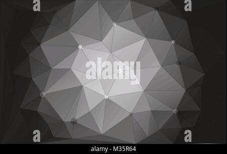 Abstract Vector Background de triangles gris Illustration de Vecteur