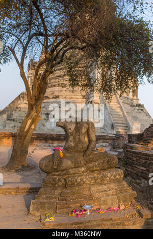 Wat Phra Si Sanphet Temple dans le parc historique d'Ayutthaya, Thaïlande Banque D'Images