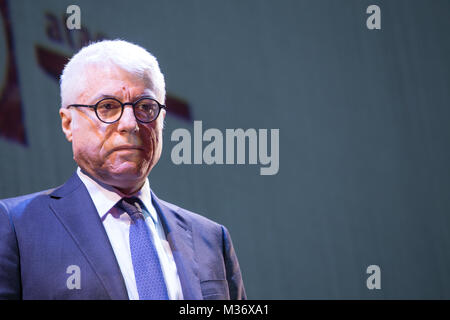 Roma, Italie. Le 08 février, 2018. Président de l'Atac Paolo Simioni Crédit : Matteo Nardone/Pacific Press/Alamy Live News Banque D'Images