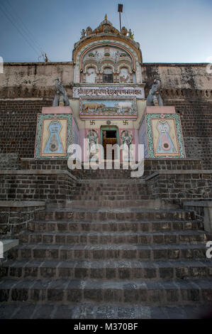 Shri deshbhushan kulbhushan temple Digambar, osmanabad, Maharashtra, Inde, Asie Banque D'Images