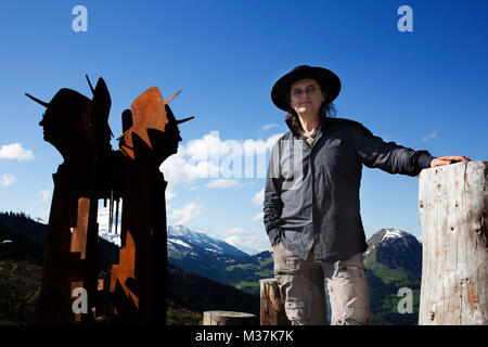 Marc Veyrat à La Ferme des Bois à Manigot Banque D'Images