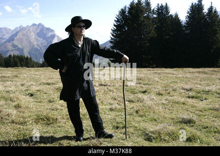 Marc Veyrat à La Ferme des Bois à Manigot Banque D'Images