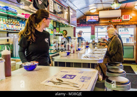 Jigger's Diner   East Greenwich, Rhode Island, USA Banque D'Images