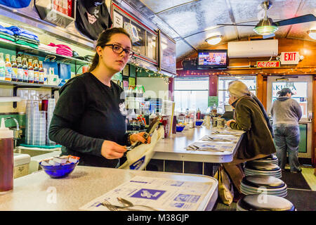 Jigger's Diner   East Greenwich, Rhode Island, USA Banque D'Images