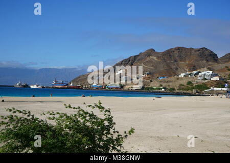 Praia de Laginha, Mindelo Sao Vincente IslandCape Verde Banque D'Images