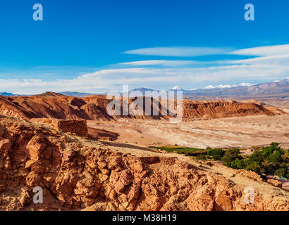 Pukara de Quitor, près de San Pedro de Atacama, Désert d'Atacama, région d'Antofagasta, Chili Banque D'Images