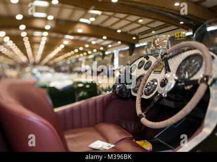 Brescia, Italie. 17e, mai 2017. Images de tableau de bord de voiture Bentley (GB) 1948, de l'équipage Martien Heinrichs et Bob Nieuwenhuijzen de Netherland, j Banque D'Images