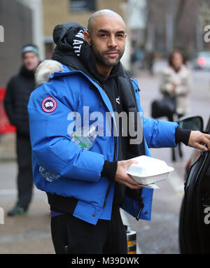 Alex Beresford hors studios ITV Avec : Alex Beresford Où : London, Royaume-Uni Quand : 10 Jan 2018 Credit : Rocky/WENN.com Banque D'Images