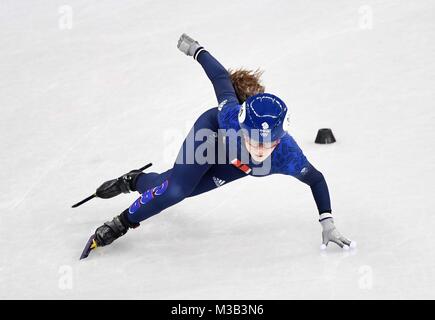 Gangneung, République de Corée. Kathryn Thompson (GBR). Courte piste. Gangneung ice arena. Jeux Olympiques d'hiver de Pyeongchang 2018. Gangneung. République de Corée. 10/02/2018. Credit : Sport en images/Alamy Live News Banque D'Images