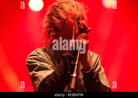 O2 Academy Brixton, 10 février 2018, Rat Boy à l'O2 Academy Brixton, Jordanie Cardy aka Ratboy RatBoy sur sa tournée britannique. Crédit : Richard Soans/Alamy Live News Banque D'Images