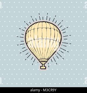 Ballon à air Illustration de Vecteur