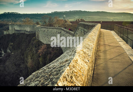 Citadelle de Besançon, une forteresse du xviième siècle conçu par Vauban. UNESCO World Heritage Site. Besançon. Le Doubs. Bourgogne-Franche-Comte. La France. Banque D'Images