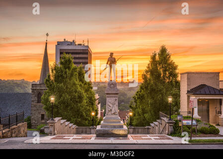 Lynchburg, Virginie, USA monuments et paysage urbain. Banque D'Images