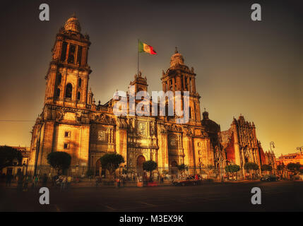 Catedral Metropolitana de la Ciudad de Mexico Mexico City Centre pris en 2015 Banque D'Images
