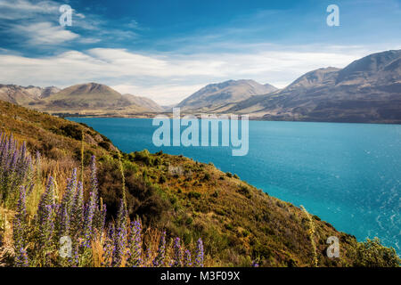 Le Lac Wakatipu Queenstown Nouvelle Zelande prises en 2015 Banque D'Images