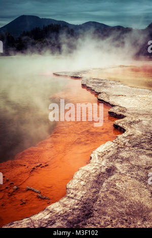 Nouvelle zélande Rotorua Hot Springs prises en 2015 Banque D'Images