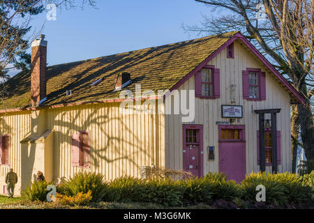 Old Hastings Mill Store Museum, Point Grey, Vancouver, British Columbia, Canada Banque D'Images