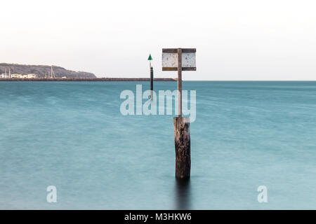 Une longue exposition à Port Vincent, dans le sud de l'Australie Banque D'Images