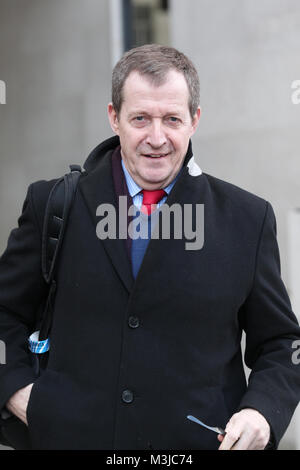 Londres, Royaume-Uni, le 11 février 2018 : Alastair Campbell vu à la BBC à Londres Credit : RM Press/Alamy Live News Banque D'Images