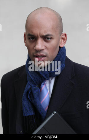 Londres, Royaume-Uni, le 11 février 2018 : Chuka Umuna MP vu à la BBC à Londres Credit : RM Press/Alamy Live News Banque D'Images