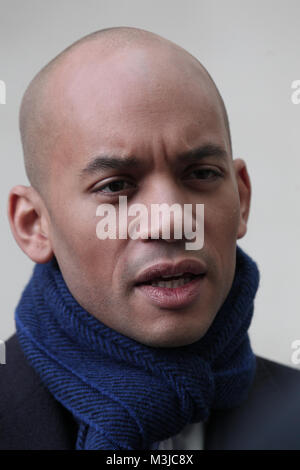 Londres, Royaume-Uni, le 11 février 2018 : Chuka Umuna MP vu à la BBC à Londres Credit : RM Press/Alamy Live News Banque D'Images