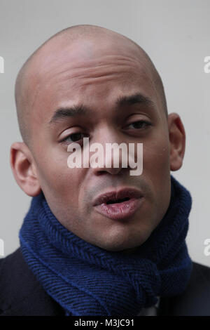 Londres, Royaume-Uni, le 11 février 2018 : Chuka Umuna MP vu à la BBC à Londres Credit : RM Press/Alamy Live News Banque D'Images